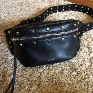 All Saints leather Sling pack/Fanny pack